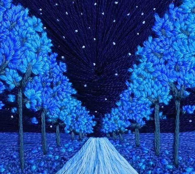 简单的手工刺绣入门教程（14个基础刺绣针法教程）(9)