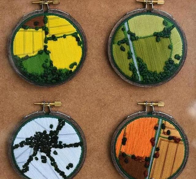 简单的手工刺绣入门教程（14个基础刺绣针法教程）(20)