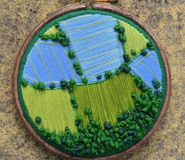 简单的手工刺绣入门教程（14个基础刺绣针法教程）(17)